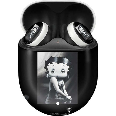Betty Boop Black and White Google Pixel Buds Skin
